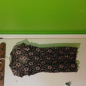 Black lace cocktail or could be casual dress